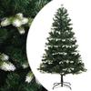 VidaXL Artificial Hinged Christmas Tree with Flocked Snow 240 Cm 356759