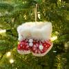 Christmas Decoration Christmas Boots Pendant for Home Christmas Candy Bag Tree Decor Kids Gift 2024 New Year Supplies