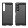 Для Sony Xperia 1 VII Чехол Защитная накладка для телефона Текстура углеволокна Матовый