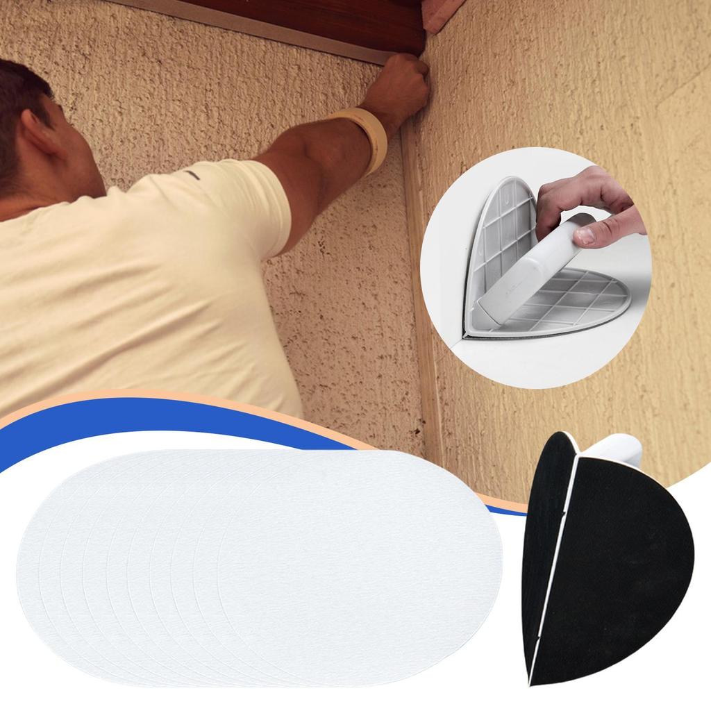 Полукруглый угловой шлифовальный инструмент Наждачная бумага Инструмент для шлифовки углов Самоклеящаяся наждачная бумага Полировка Полукруглые шлифовальные инструменты