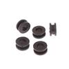 Innovative And Practical For     10Pcs Motorcycle Side Cover Black Rubber Grommets Gasket Fairings