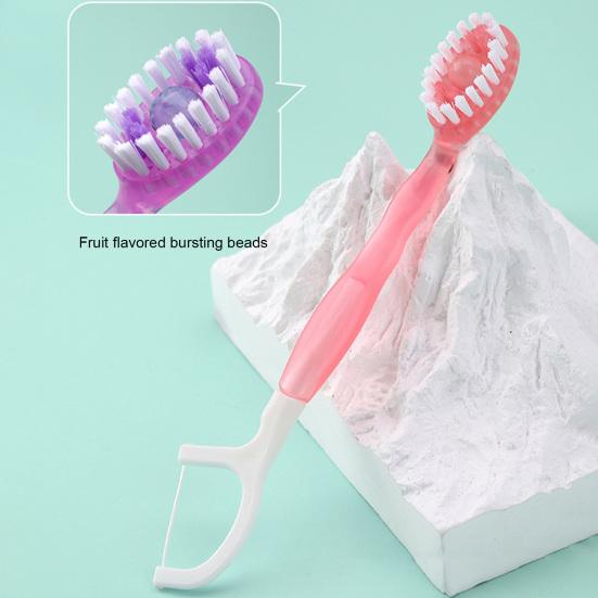 10/20 шт. Мини-зубная щетка с зубной пастой, не требующая полоскания, без пены, натуральные ингредиенты