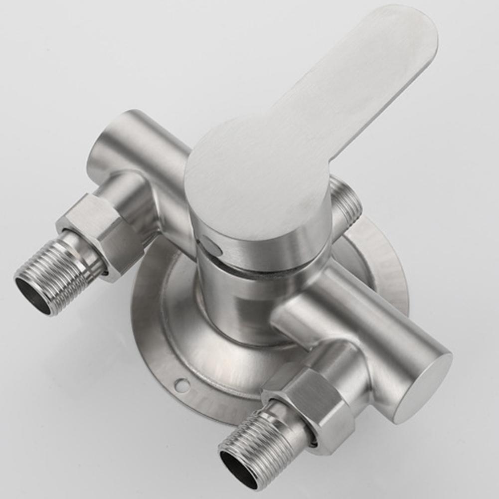 Душевые смесители Смеситель горячей и холодной воды Настенный Металлическая ручка Аксессуары для душа в ванной комнате Нержавеющая сталь G1/2 дюйма Подъемный тип