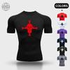 Summer Quick-drying Breathable Thin T-shirt Gym Bodybuilding Training Short-sleeved Men's Fashion Compression Shirt S-3XL