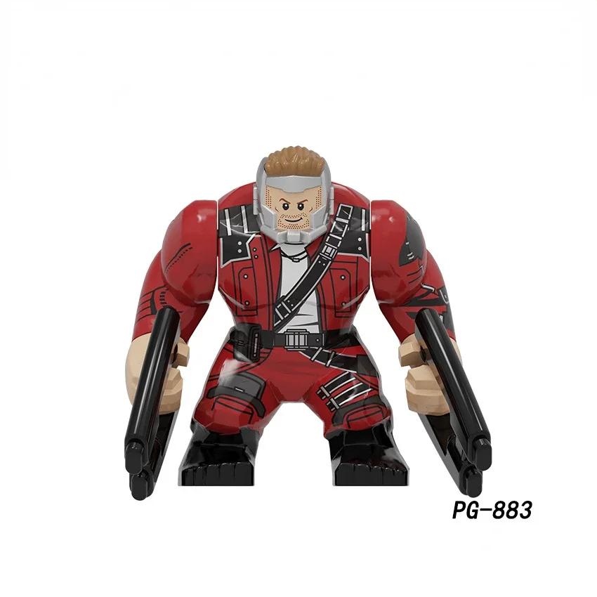 Action Figure: Marvel Mini Block Figurine Superhero Series Iron Man Spider Man Combination Block Children's Puzzle Toy Gift
