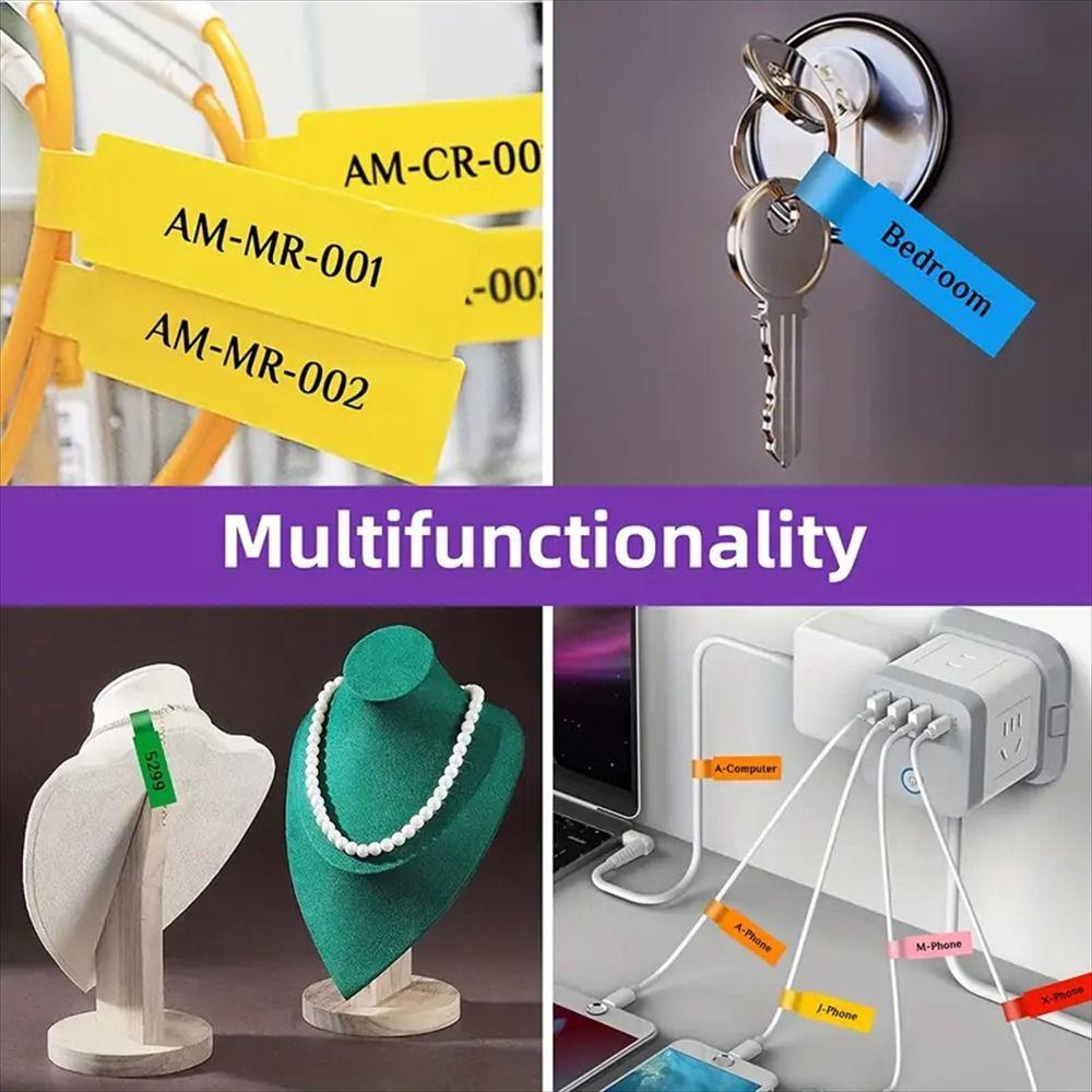 Самоклеящиеся этикетки для кабелей, бирки, водонепроницаемые наклейки для этикеток, этикетки для шнуров, производители электроники