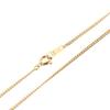 18K Kihei Necklace Chain 2 Sides 50cm Thin Width K18 18K 1.2mm