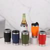 Stainless Steel Mug 14oz Beer Mug with Bottle Opener Double-layer Vacuum Cooler Portable Car Mug
