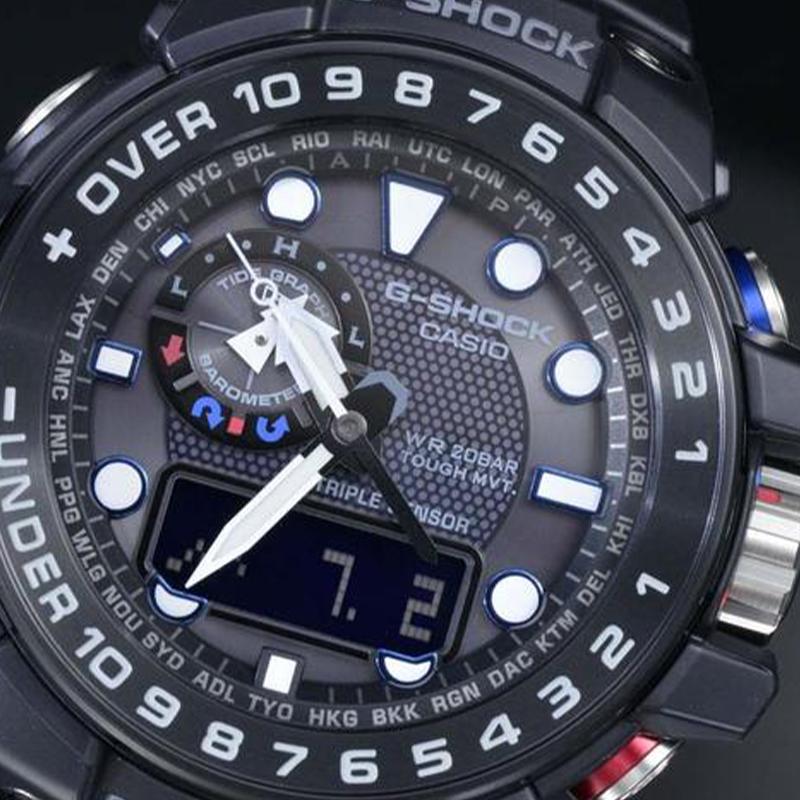 Casio Мужские часы MASTER OF G-SEA Серия Черные GWN-1000B-1A GWN-1000B-1A