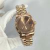 Корпус для часов Rose Gold 36/39 мм, сапфировое стекло, нержавеющая сталь, водонепроницаемый корпус для механизма NH35 NH36 7s