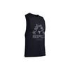 Letter Print Training Breathable Running Vest Men Tops Black 1346097-001