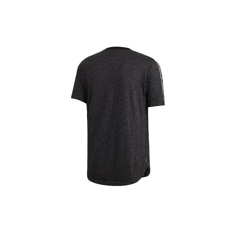 adidas PP Tech Tee Paul Pogba Football Sports Match Футболка с коротким рукавом Мужские топы Конопляно-черный FI0713