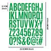 1pcs New Self Adhesive Letter Stickers Waterproof 2 Inch Mailbox Numbers Vinyl Stickers Alphabet Decals Car Laptop Scrapbook