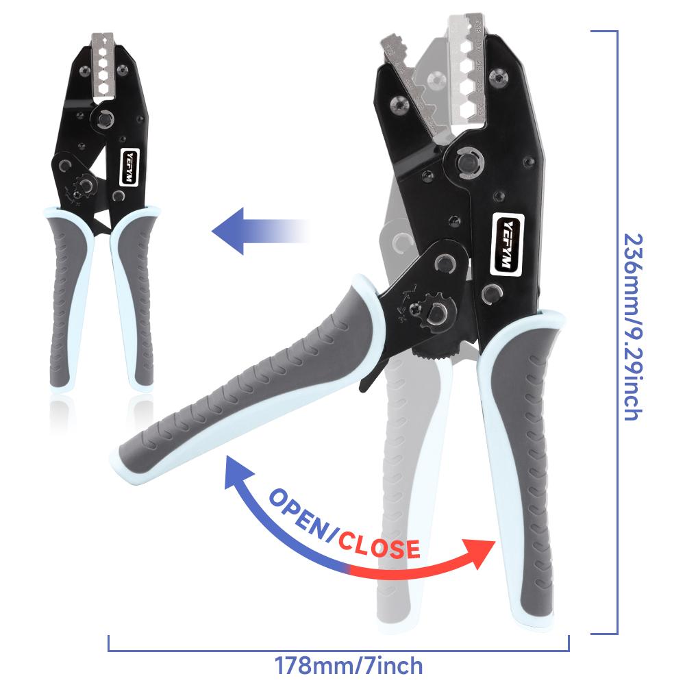YEFYM Hexagonal Terminal Crimping Pliers for Optical Brazing and Surveillance Video Applications