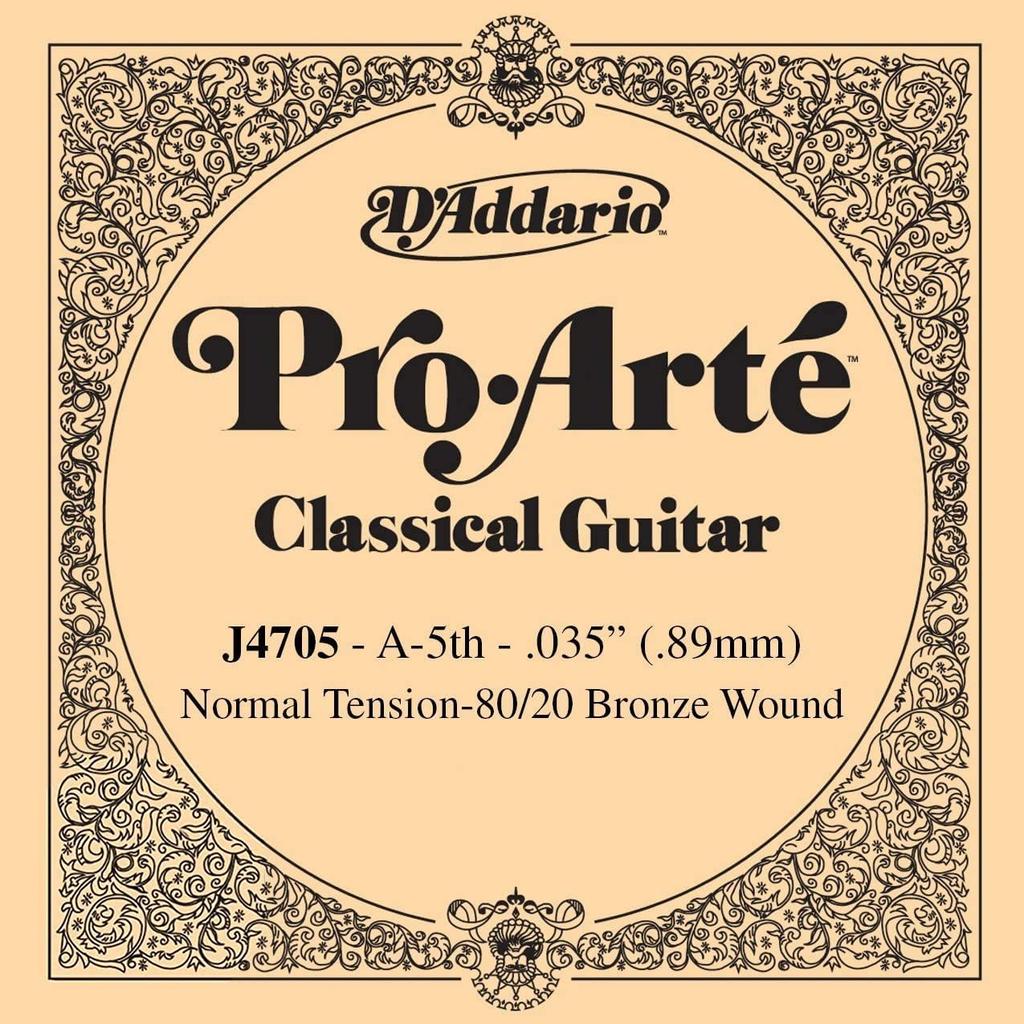 Classic Guitar Loose Strings Pro Arte J4705 Set of 5 D'Addario A-5th []