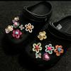 12Pcs Shoes Charms Removable Colorful Flower Butterfly Shoes Accessories For Girls Clogs Sandals Summer Shoes Decor Buckle Diy