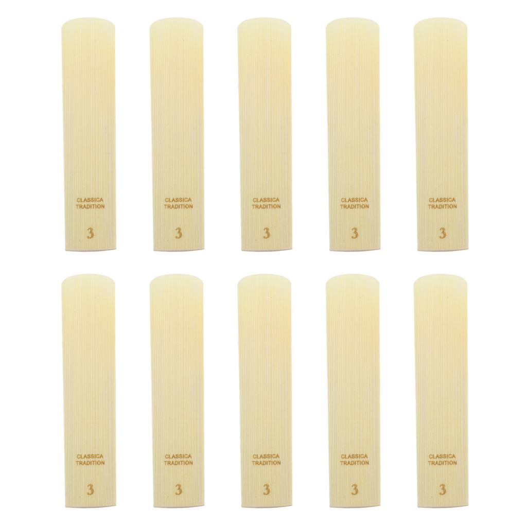 10 шт. набор тростей для тенор-саксофона Bb Key Sax запасные части аксессуары не деформируются с пластиком