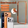 Тонкий Алюминиевый Бампер Теплоотводящий Чехол для Телефона для IPhone 18 Pro Max 17 16 15 14 13 12 Ударопрочный Металлический Каркас Защитная Крышка от Царапин