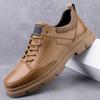 Fashion Luxury Brand Man Casual Shoes New Fashion Mens Sneakers Lightweight Genuine Leather Vulcanize Shoes Lace-up Skateboard Footwear