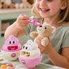Simulation Ice Cream Pudding Set Feeding Toy Role Play Play House Toys  for Friend