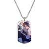 Tanjiro Nezuko Inosuke Zuhira Stainless Steel Color Printed Necklace Collection Holiday Gifts