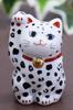 Stylish Kutani Ware Figurine by Waza No Leopard Perfect for Feng a Perfect Gift for a Store Kura Right-Handed Maneki-Neko Print. Shui, Opening.