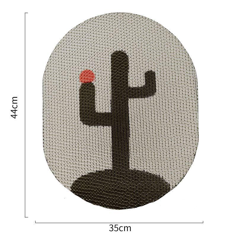 Wall-Mounted Self-Adhesive Cat Scratcher: Vertical Corrugated Cardboard for Claw Sharpening, Scratch-Resistant, Wear-Resistant