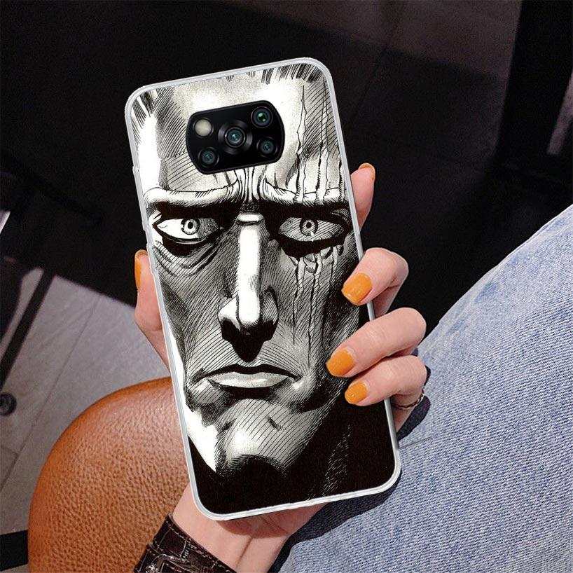 Anime One-Punch Man Phone Case For Xiaomi Poco X7 X6 X5 Pro F7 Ultra Redmi 15C 15 13C 13 12C 12 10 10A 10C 9 9A 9C 9T Cover Poco