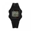Casio F 201wa 1adF  F 201wa 1a  Цифровые квадратные винтажные ретро мужские часы из полиуретана
