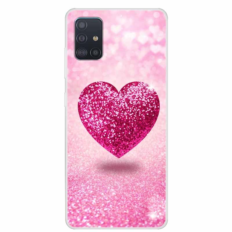 Для чехла Samsung Galaxy A71 A51 M31 Чехол M31S Мягкий силиконовый задний чехол для Samsung A71 M31S Чехол A 51 Ударопрочный чехол M31 Чехол