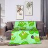 Duolingos Owl Duo Flannel Blanket  Soft Warm Bedding Throws for Couch Bed Camping Comfortable Bedspread Sofa Bed Cover