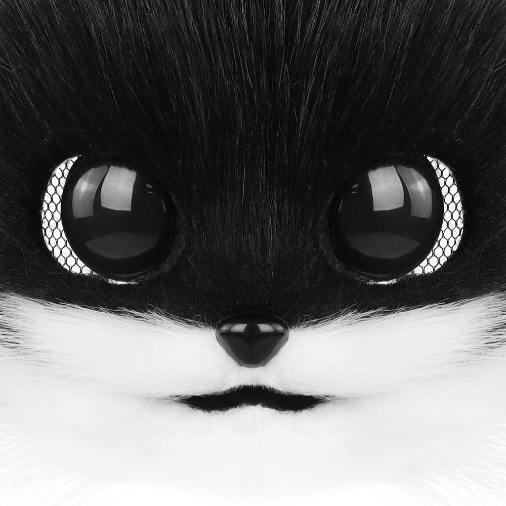 Plush fursuit Japanese cute chirp beast head mask cosplay wearable single head