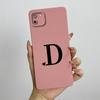 Чехол для Realme C11 Чехол для Realme C11 2020 Милые начальные буквы Квадратный силиконовый чехол для телефона Для Realme C11 C 11 2020 Coque Fundas