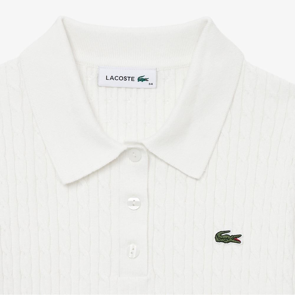 Lacoste Женский свитерок-поло с косами PF607E-56G70V