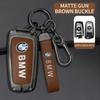 Car Smart Key Fob Case Cover Bag For BMW 3 4 5 Series 320i 530i 550i F20 F21 F30 F31 F25 F01 F02 Keyless Keychain Accessories OZ3