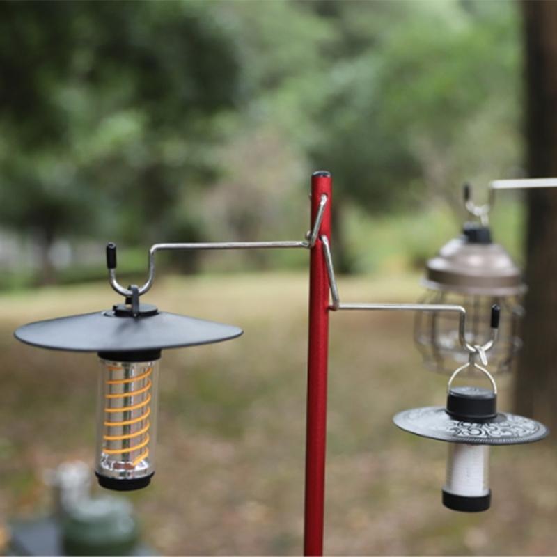 Folding Table Light Stand Camping Lamp Stand Detachable Lamp Holder Outdoor Light Holder Tent Light Stand Enduring