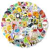 100 Small Size 4Cm Creative Anthropomorphic Small Animal Graffiti Sticker Fencing Cat Creative Waterproof Sticker