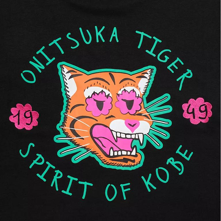 Мужская футболка Onitsuka Tiger Футболка Унисекс Черная
