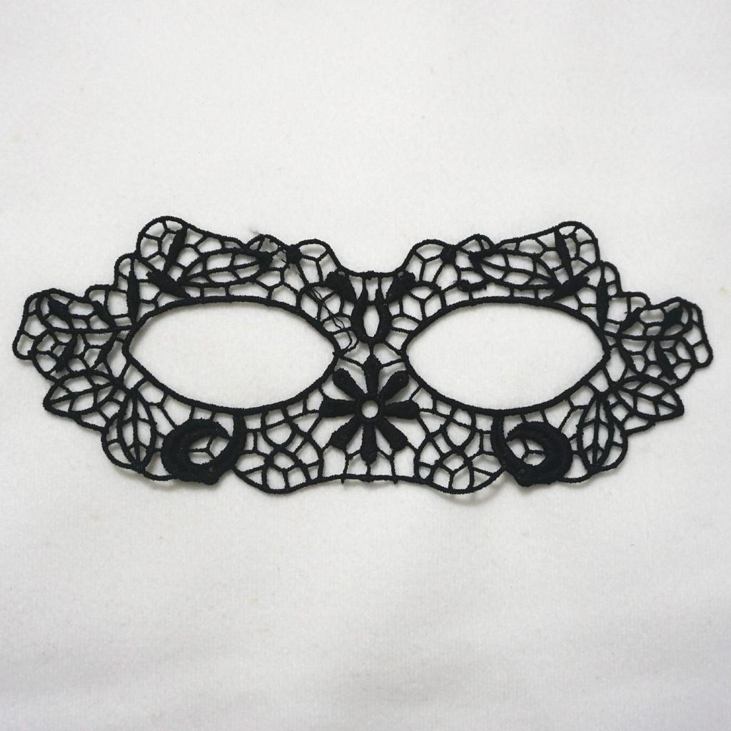 Черная кружевная маска для глаз королевы на Хэллоуин или костюмированные вечеринки