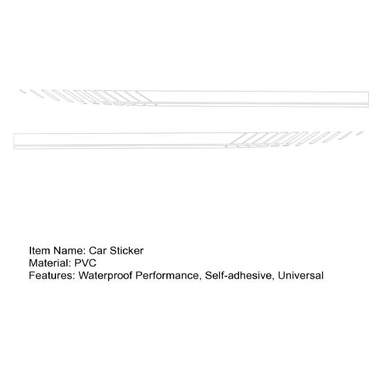 1 пара наклеек на боковую часть кузова автомобиля, ПВХ, водонепроницаемая, устойчивая к ультрафиолетовому излучению, самоклеящаяся, универсальная, для внедорожников, для украшения кузова автомобиля, наклейка, внешние аксессуары для автомобиля