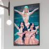 Girl Group Kpop B-Blackpink Canvas Painting Posters and Prints Wall Art Pictures for Living Room Decoration