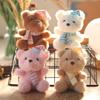 Cute Cute Hat Bear Pendant Plush Toy Doll Cartoon Bag Hanging Keychain Doll Doll