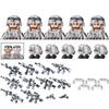 Армия США Боевая форма Спецназ Фигурки Строительные блоки Город Американская служба специальных воздушных операций Солдат Военное Оружие Игрушки
