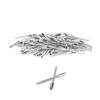 100pcs Silver Color Winding Stems Steel Material Replacement Part  Professional Use