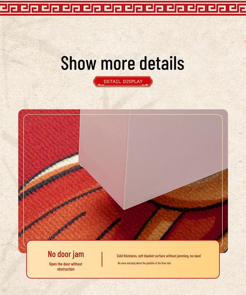 2024 Высококачественный нескользящий, устойчивый к грязи коврик для входной двери - утолщенный и разрезаемый дизайн