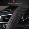 PU Leather Steering Wheel Cover 38cm Steering Cover Steer Wheel Protector  Car Interior Decoration