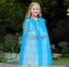 Panegy Frozen Elsa Hooded Cape for Girls, Perfect for Halloween, Cosplay, Princess Events, Parties, Disney, and Christmas. Size M.