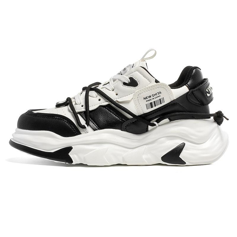 Guochao niche little white shoes women's versatile casual sports shoes popular bread shoes platform student board shoes men's advanced sense