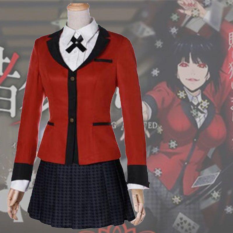 Дышащее платье-косплей Kakegurui Хабами Юмеко Идеально для Хэллоуина и Карнавала