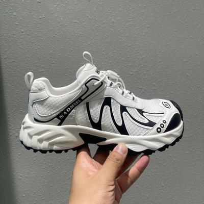 Аэробный план кривая голова ультралегкие кроссовки дышащие повседневные для хайкинга универсальные уличные папины кроссовки женские